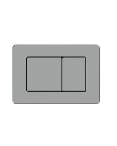 D line – Πλακέτα για εντοιχ. καζανάκι Gun metal light 15326
