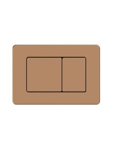 D line - Πλακέτα για εντοιχ. καζανάκι Brushed rose gold 15328