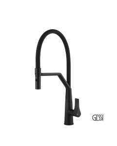 Μπαταρία Νεροχύτη Κουζίνας Proton Gessi Black Matt 17191G-299