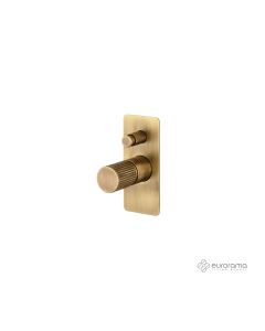 Μίκτης Εντοιχισμού 2 Εξόδων OSO Eurorama Bronze Brushed 178030SL-221