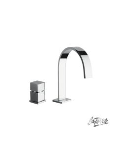 Μπαταρία Νιπτήρα Επικαθήμενη 2 οπών με Αυτόματη Βαλβίδα Ki-Stream La Torre Chrome 19300-100