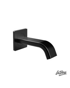 Στόμιο Επίτοιχο 14,2εκ. Φ31mm Profili-Plus La Torre Black Matt 46244-400