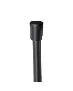 Σπιράλ PVC Μπαταρίας Λουτρού La Torre Black Matt R11944-400