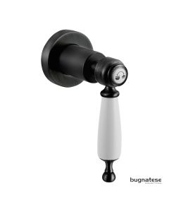 Εκτροπέας Εντοιχισμού 3  εξόδων Μαύρο Ματ Bugnatese Oxford Black Matt 19441-400 
