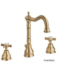 Μπαταρία Retro Νιπτήρος Α/Β 3 οπών Bronze Bugnatese Princeton 812-220 