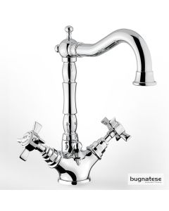Μπαταρία Retro Νιπτήρος Α/Β Χρωμέ Bugnatese Princeton 834-100