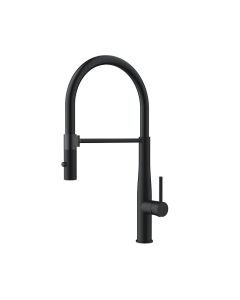 Orabella Bracket Black matt - Μπαταρία Κουζίνας με αποσπώμενο ντουζ 2 ροών 20137