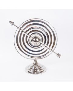 ΥΔΡΟΓΕΙΟΣ ΜΕΤΑΛΛΙΚΗ ΜΕ ΒΕΛΟΣ ΑΣΗΜΙ 42x33x42cm Eurolamp 752-19033