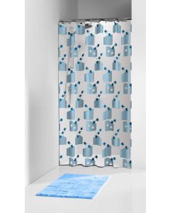 Tropic 180x200 blue κουρτίνα μπάνιου πλαστική Sealskin Elemental  202571324