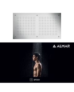 Κεφαλή Ντουζ Εντοιχισμού Οροφής 70x38 Almar Inox Chrome  E044088-100
