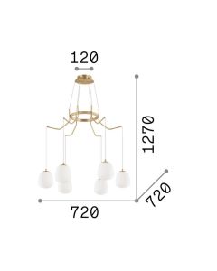 KAROUSEL SP6 Ideal Lux 206387