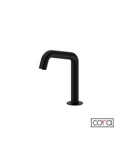 Μπαταρία Νιπτήρα Ηλεκτρονική Κρύο (Ρεύμα) Cora Black Matt  6411-400