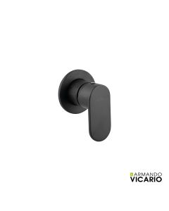 Μίκτης Εντοιχισμού 1 Εξόδου Slim Vicario Black Matt 500050-400