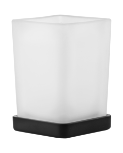 Ποτηροθήκη Γυαλί Μαύρο Bronze Art Επικαθήμενα 22M3-MM-M