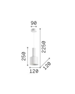 HOLLY SP1 NERO Ideal Lux 231563