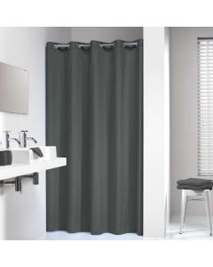 Coloris 180x200 grey κουρτίνα μπάνιου υφασμάτινη Sealskin  232211314