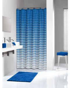 Speckles 180x200 royal blue κουρτίνα μπάνιου υφασμάτινη Sealskin  233601323