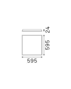 LED PANEL FI CRI90 3000K Ideal Lux 246390