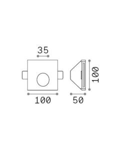 Χωνευτό Φωτιστικό WALKY-3 FI Ideal Lux 249834