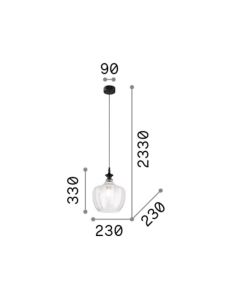 LORD SP1 FUME' Ideal Lux 263649