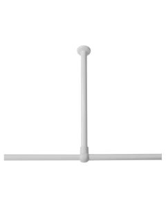 60 Ø 28 mm white στήριγμα οροφής για βραχίονα μπάνιου γωνιακό Sealskin  276668610