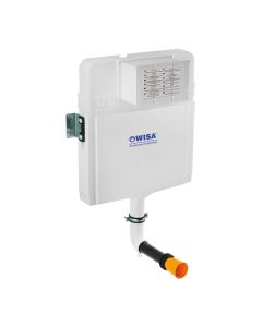 Εντοιχιζόμενο Καζανάκι Slim Βasic για λεκάνη υψηλής πίεσης Back to Wall, WISA ( 8050452960G) 2960