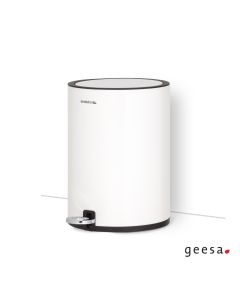 Χαρτοδοχείο Επιδαπέδιο 3 lt Λευκό Ματ Soft Close Geesa by Sealskin 362412410-300