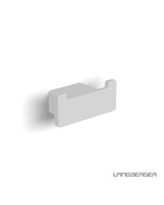 Άγκιστρο Διπλό Επίτοιχο Λευκό Ματ Langberger Series 123 White 21123-32B-300 