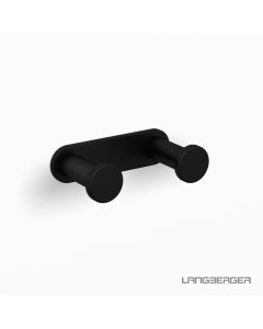Κρεμάστρα 2 Αγκίστρων Langberger Black Matt 21280-32A-400