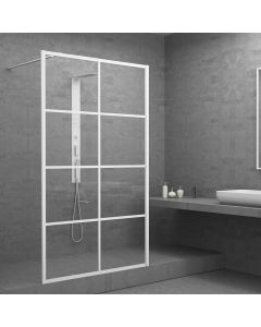 Orabella Windows White matt 100 cm - Καμπίνα ελεύθερης τοποθέτησης με βραχίονα στήριξης τοίχου 30464