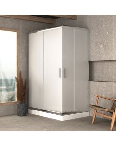 Orabella Signe Plus Fabric 70X100 - Καμπίνα αντιστρέψιμη, ασύμμετρη, γωνιακής εισόδου 30531