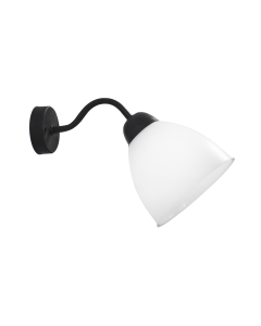 Φωτιστικό τοίχου AS-26ΑΡ 45Μ OVO BL-WH Heronia 31-1193