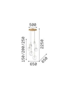 EQUINOXE SP6 CROMO Ideal Lux 317250