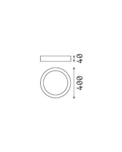 Φωτιστικό Οροφής UNIVERSAL PL D40 ROUND 4000K Ideal Lux 321684