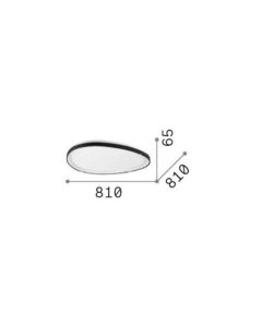 GEMINI PL D081 DALI/PUSH NERO 3000K Ideal Lux 328980