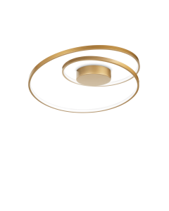 Φωτιστικό Οροφής OZ PL D060 ON-OFF Ορείχαλκος 4000K Ideal Lux 342337