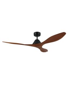 Ανεμιστήρας Οροφής Ø132x30cm 45W AC 220-240V,50Hz  5 Ταχύτητες Μαύρο-Καφέ Eglo Antibes 35072