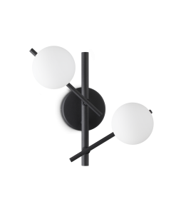 Απλίκα ATLAS AP2 Μαύρο Ideal Lux 365077