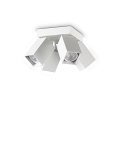 Φωτιστικό Οροφής DYNAMITE PL4 SQUARE Λευκό Ideal Lux 367446