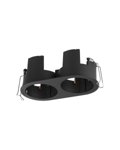 ACCESSORI BEYOND CORNICE CON BORDO DOPPIA 10W Μαύρο Ideal Lux 370026