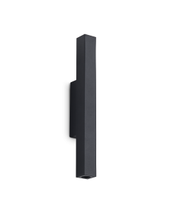 Απλίκα LOOK LED AP2 SQUARE D30 H300 ON-OFF Μαύρο 3000K Ideal Lux 370774