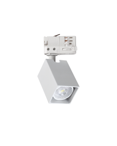 Προβολέας DYNAMITE TR 3-PHASE SQUARE Λευκό Ideal Lux 371498