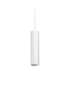 Κρεμαστό Φωτιστικό LOOK SP1 ROUND D60 H250 Λευκό Ideal Lux 371641