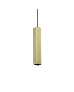 Κρεμαστό Φωτιστικό LOOK SP1 SQUARE D60 H400 Ορείχαλκος Ideal Lux 371702