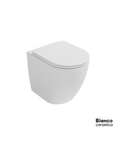 Λεκάνη Υψηλής Πίεσης LENTA/52 Rimless με κάλυμμα Soft Close MS33C, Bianco Ceramica White 380300C-300