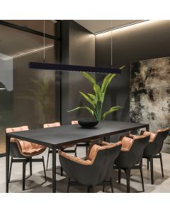 Κρεμαστό Μαύρο L:1130 Direct Top Line Dimmable Viokef 3911-0024-1-B-D3