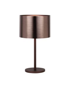 Φωτιστικό Επιτραπέζιο BØ230xØ350xH660mm 1xE27 Καφέ-Χάλκινο Eglo Saganto 1 39394
