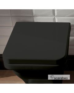 ΚΑΛΥΜΜΑ ΛΕΚ.BUTTERFLY SOFT CLOSE SCARABEO NIGHT (BLACK)/CHR 4010C-400