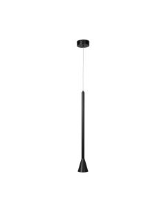 InLight Κρεμαστό φωτιστικό LED 7W 3000K σε μαύρη απόχρωση D:60cm 4051-BL