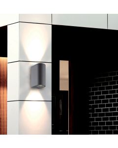 Απλίκα 2/Φωτη Ανθρακί Στρογγυλή Tilos Viokef 4099600